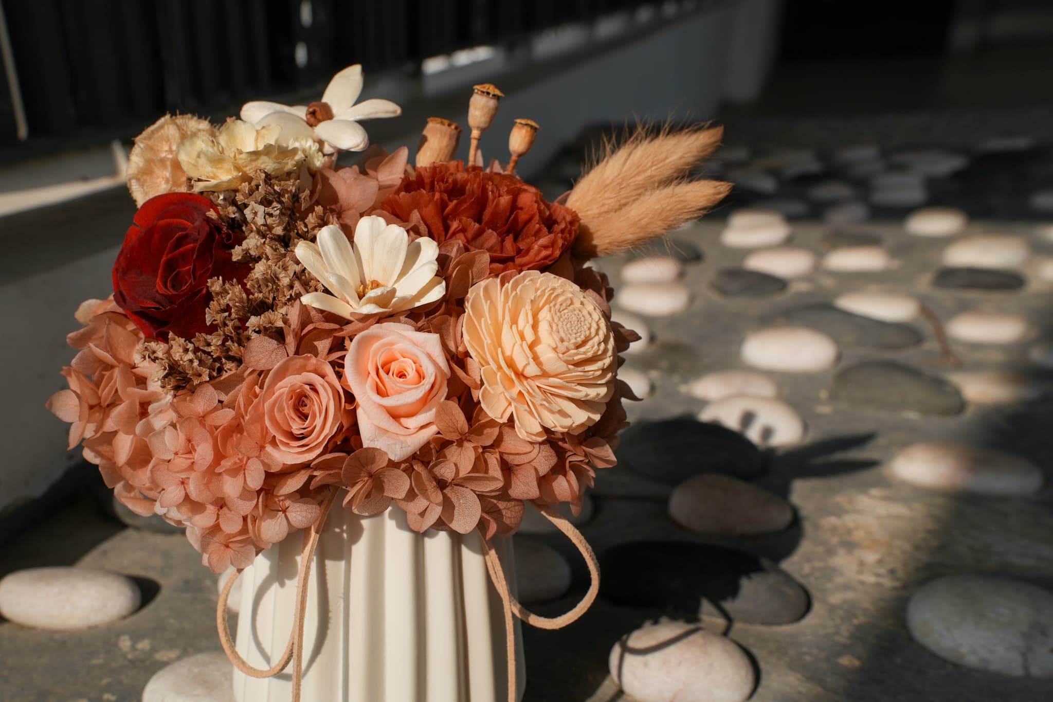 A love story in petals — HSC Petals preserved flower arrangements